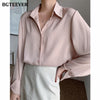 BGTEEVER Office Ladies Striped Women Blouses Tops Full Sleeve Loose Women Shirts Elegant Spring Blusas Mujer 2023