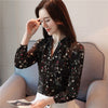 New Spring Women Tops Long Sleeved Blouses Office Lady Style Solid Button Shirts Casual Slim Women Clothing