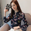 New Spring Women Tops Long Sleeved Blouses Office Lady Style Solid Button Shirts Casual Slim Women Clothing