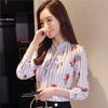 New Spring Women Tops Long Sleeved Blouses Office Lady Style Solid Button Shirts Casual Slim Women Clothing