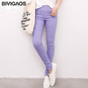 Spring Fashion Womens Casual Skinny Leggings Slim High Elastic Pocket Pencil Pants Woven Leggings For Women Jeggings