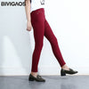 Spring Fashion Womens Casual Skinny Leggings Slim High Elastic Pocket Pencil Pants Woven Leggings For Women Jeggings