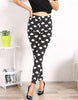 Women Colorful Graffiti Plaid Leggings Flowers Striped BRUSHED Soft Legging Slim Pencil Pants Elastic Sexy Leggings