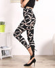 Women Colorful Graffiti Plaid Leggings Flowers Striped BRUSHED Soft Legging Slim Pencil Pants Elastic Sexy Leggings