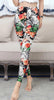 Women Colorful Graffiti Plaid Leggings Flowers Striped BRUSHED Soft Legging Slim Pencil Pants Elastic Sexy Leggings