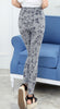 Women Colorful Graffiti Plaid Leggings Flowers Striped BRUSHED Soft Legging Slim Pencil Pants Elastic Sexy Leggings