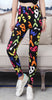 Women Colorful Graffiti Plaid Leggings Flowers Striped BRUSHED Soft Legging Slim Pencil Pants Elastic Sexy Leggings