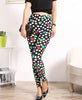 Women Colorful Graffiti Plaid Leggings Flowers Striped BRUSHED Soft Legging Slim Pencil Pants Elastic Sexy Leggings