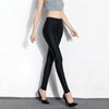 Womens Sexy Shiny Stretch Leggings Thin Ankle Pants Legins Slim Black Leggings Gothic Trousers For Women Clothing