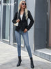 BKMGC Black Women Jacket and Blazer Spring Autumn Office Ladies Business Suit Street Solid One Button Women Coat 6819