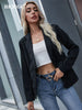 BKMGC Black Women Jacket and Blazer Spring Autumn Office Ladies Business Suit Street Solid One Button Women Coat 6819