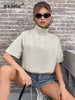 BKMGC Blouses for Women 2023 Shirts Crop Lapel Pullover Design Niche Loose Short Women Tops Blusa Feminina 2781