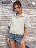BKMGC Blouses for Women 2023 Shirts Crop Lapel Pullover Design Niche Loose Short Women Tops Blusa Feminina 2781