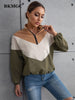 BKMGC Hoodies Women Streetwear Hoodies Women Sweatshirt Autumn Pullovers Tops Spring Sports Stand Collar Long Sleeve Top 2226