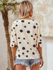 BKMGC Shirts For Women 2023 Summer Printed Wave Dot Casual  Female Top Women Clothing Tops and Blouse Loose Fit femininas 6276