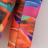 BLSQR Printing Vintage Blazers Women 2022 Double Breasted Elegant Outwear Tops Female Straight Casual Jackets Lady