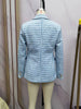 BM&MD&ZA 2324509 Women 2023 thousand island grid double breasted Blazer Coat Long Sleeve Female Outerwear 2324/509