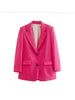 BM&MD&ZA 8412395 Women 2023 loose Single-breasted Blazer Coat Vintage Long Sleeve Female Outerwear Chic 8412/395