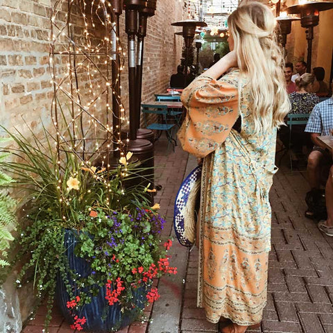 Summer 3/4 Sleeve Floral Printed maxi Kimono Cardigan Blusas rayon Loose women's shirts blouse 2022 beach clothes