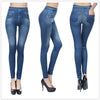 skinny pants women's winter spring legging slim imitation jean female warm jeggings with 2 real pockets Pencil pants
