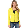 Women fashion Confectionery Colorful Casual Coat Hidden Pockets A buckle blazer feminino manga longa mujer XZ013