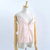 Women Silk Top Summer Imitation Silk Deep V Neck Camis Tank Tops High Quality Clothes Sleeveless Fem Cusual Vest