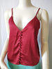 Women Silk Top Summer Imitation Silk Deep V Neck Camis Tank Tops High Quality Clothes Sleeveless Fem Cusual Vest