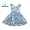 Baby Girls Dress Brand Toddler Girl Summer Clothes Kids Costumes Floral Print Ruffle Princess Party Dresses 1-8Y