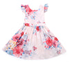 Baby Girls Dress Brand Toddler Girl Summer Clothes Kids Costumes Floral Print Ruffle Princess Party Dresses 1-8Y