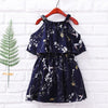 Baby Girls Dress Summer Fashion Children Clothing Kids Flower Dress Chiffon Princess Costume Vestidos 6 8 10 12 Years Old