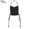 Backless Chain Sling V Neck Sexy Camis Strapless Woman Stretchy Crop Tops Party Club Streetwear 2022 New Basic Tank Top Female