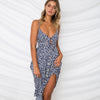 Backless Summer Dress Women Cute Bow Sleeveless Pleated Button V Neck Solid Dress Strap Casual Female Clothing Dropship