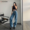 Baggy Jeans Women 2022 High Waist Denim Trousers Pants Straight Jeans Mom Jeans Streetwear Y2k Vintage Clothes