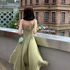 Balinese beach skirt female Sanya, Thailand beach holiday photo open back long skirt super fairy suspender dress
