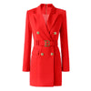 Balmain women's small suit women's red temperament commuter clothes