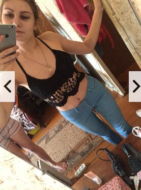 Bandage spaghetti ladies camisole black white lace bralette sexy strap tank top women crop top V neck Beach Tank top