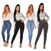 BaoZhuo 2022 High Waist Jeans For Women Slim Stretch Denim Jean Bodycon Tassel Belt Bandage Skinny Push Up Woman Jeans