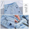 BaoZhuo 2022 Spring Summer High Waist Loose Comfortable Jeans For Women Plus Size Fashionable Casual Straight Pants Mom Jeans