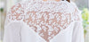 Baru Kualitas 2023 Wanita Renda Merenda Floral Chiffon Blus Renda Patchwork Tops 3/4 Lengan Femininsa Blusas
