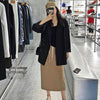 Basic Blazers Women Retro Design Classic Loose Korean Style Casual Simple Pure Daily Streetwear Spring Temperament Ladies Office