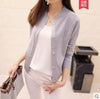 Basic Loose Sweater Cardigan Women Single Breasted Long Sleeve Elegant Vintage Jumper Solid Wool Knitted Autumn Winter Outwear