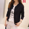 Basic Loose Sweater Cardigan Women Single Breasted Long Sleeve Elegant Vintage Jumper Solid Wool Knitted Autumn Winter Outwear