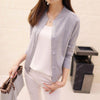Basic Loose Sweater Cardigan Women Single Breasted Long Sleeve Elegant Vintage Jumper Solid Wool Knitted Autumn Winter Outwear