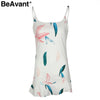 Ruffles strap skinny mini dress Summer beach print dress women sundress Strech bodycon sexy dress vestidos de festa