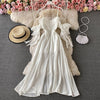 Beach Dress White 2023 Summer Long Ins Elegant Ruffles Off Shoulder Backless Sling Female Vestidos Chiffon Dress Maxi