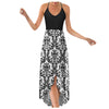 Beach dresses for women Sleeveless Casual Floral Printing Beach Long Maxi Loose Women's summer dress robe femme 2023