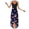 Beach dresses for women Sleeveless Casual Floral Printing Beach Long Maxi Loose Women's summer dress robe femme 2023