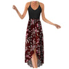 Beach dresses for women Sleeveless Casual Floral Printing Beach Long Maxi Loose Women's summer dress robe femme 2023