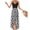 Beach dresses for women Sleeveless Casual Floral Printing Beach Long Maxi Loose Women's summer dress robe femme 2023