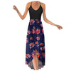 Beach dresses for women Sleeveless Casual Floral Printing Beach Long Maxi Loose Women's summer dress robe femme 2023